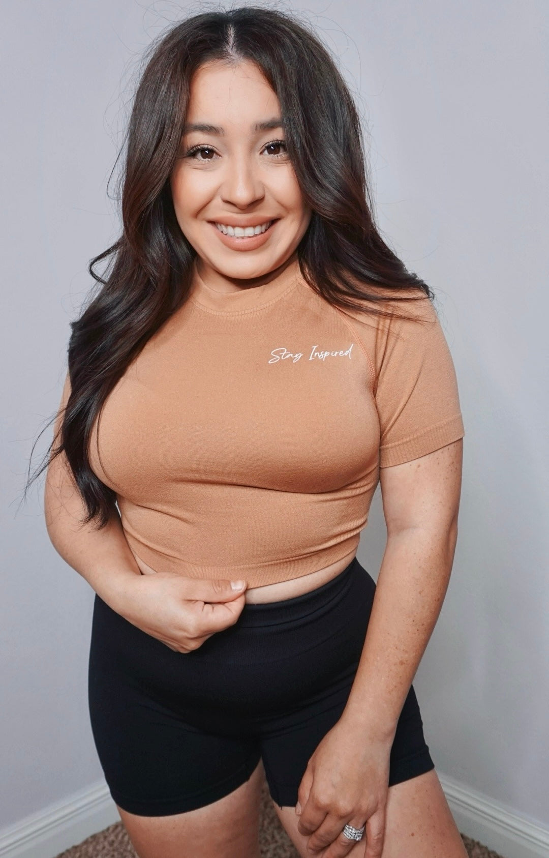 Seamless Crop Tops (Grey)