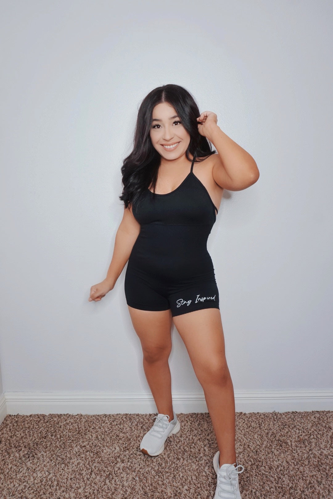 Snatch Me Up Romper (Black)