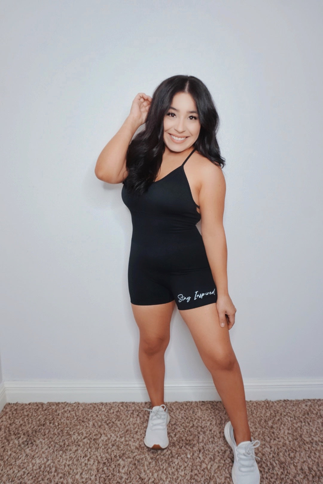 Snatch Me Up Romper (Black)