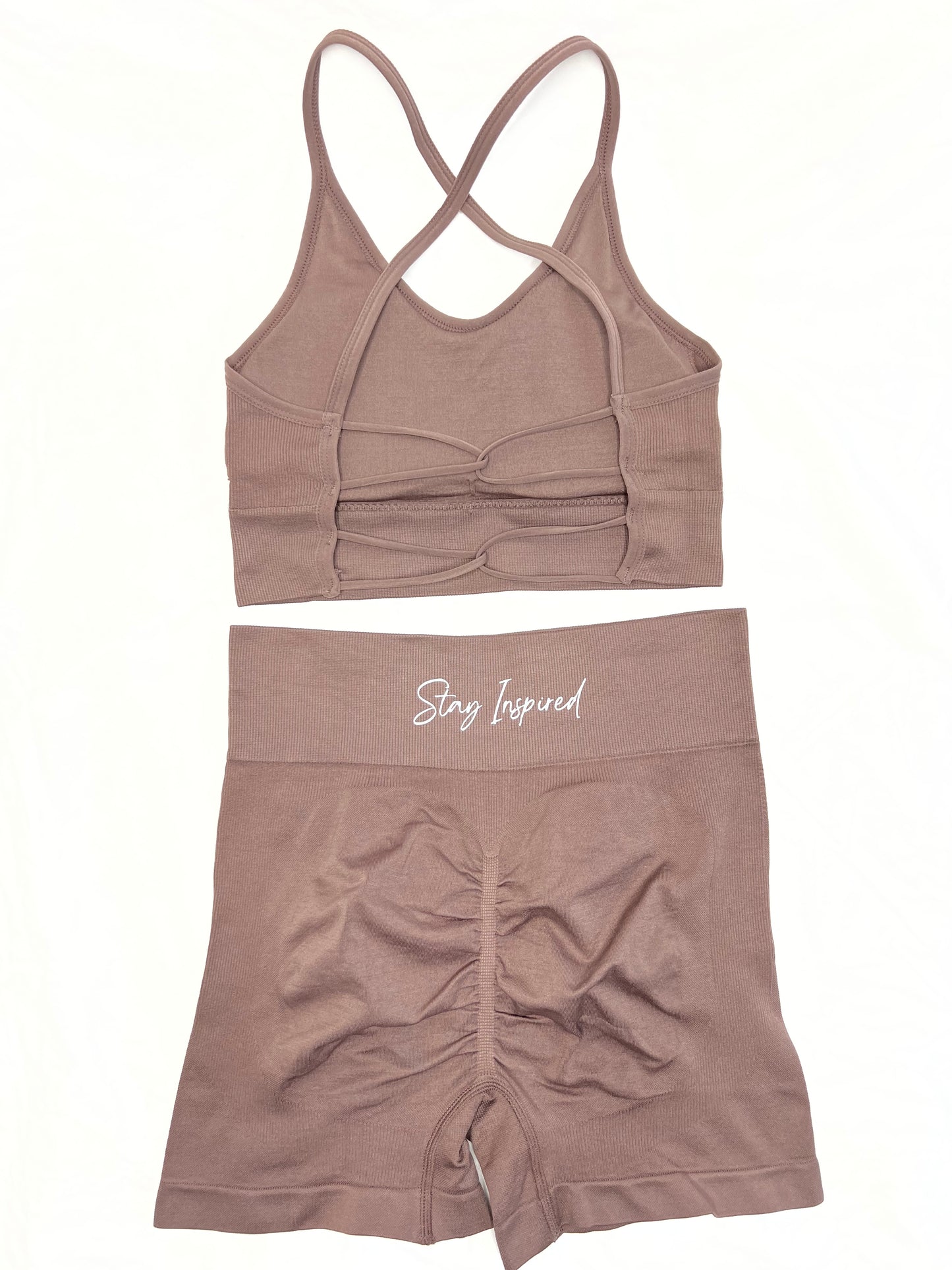 Look Back At It Shorts (Coffee)