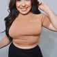 Seamless Crop Tops (Tan)