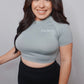 Seamless Crop Tops (Tan)