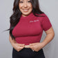 Seamless Crop Tops (Bright Pink)