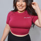 Seamless Crop Tops (Bright Pink)