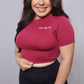 Seamless Crop Tops (Bright Pink)