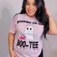 Working On My Boo-Tee (PINK)