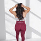 Seamless Scrunch Leggings (Burgundy)